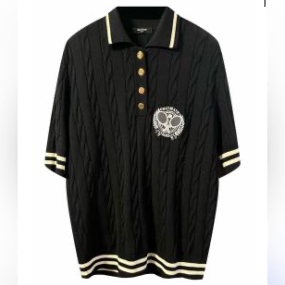 Authentic Balmain Polo Shirt. Only worn twice.